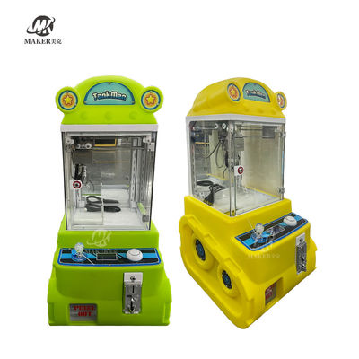 Mini Gift Claw Machine With Wheels And Bill Acceptor Plastic Acrylic Dual Mini Claw Machine For Kids