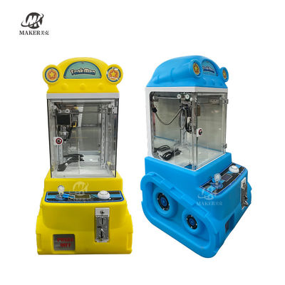 Mini Gift Claw Machine With Wheels And Bill Acceptor Plastic Acrylic Dual Mini Claw Machine For Kids
