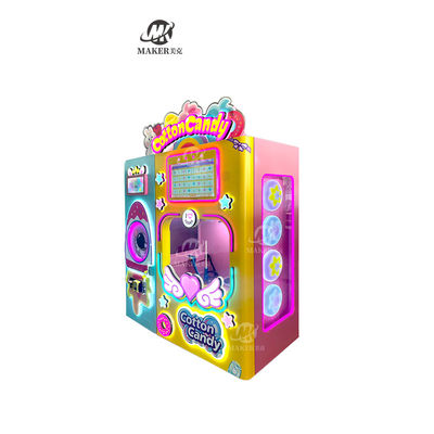 Professionele Candy Cotton Vending Machine Commerciële Automatische Intelligente Kleurrijke Suikermachine Cotton Candy Ma
