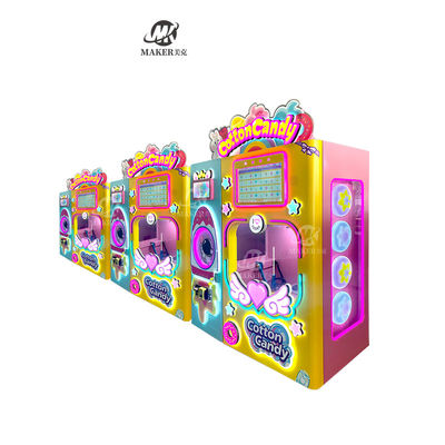 Professionele Sweet Candy Cotton Vending Machine Commerciële Automatische Intelligente Kleurrijke Suiker Maken Cotton Candy Mach