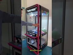 Grote leuke gevulde pluis speelgoed kraan klauw machine arcade cadeaubon verkoop vangen speelgoed machine